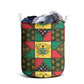 Ghana Christmas Laundry Basket Patchwork Style