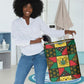 Ghana Christmas Laundry Basket Patchwork Style