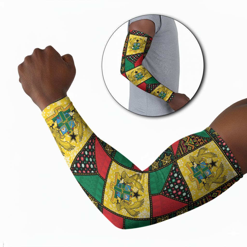 Ghana Christmas Arm Sleeves Patchwork Style