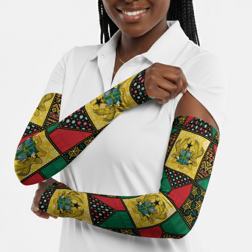 Ghana Christmas Arm Sleeves Patchwork Style