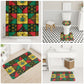 Ghana Christmas Bathroom Set Patchwork Style