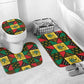 Ghana Christmas Bathroom Set Patchwork Style
