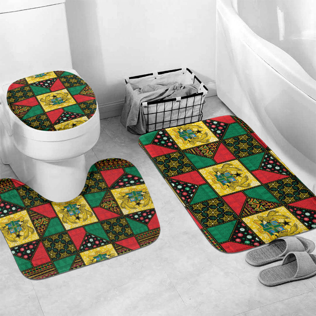 Ghana Christmas Bathroom Set Patchwork Style