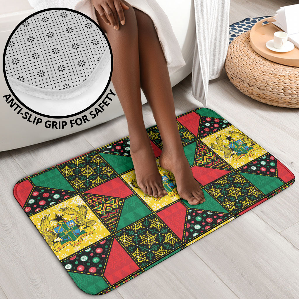 Ghana Christmas Bathroom Set Patchwork Style