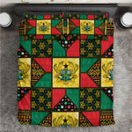 Ghana Christmas Bedding Set Patchwork Style
