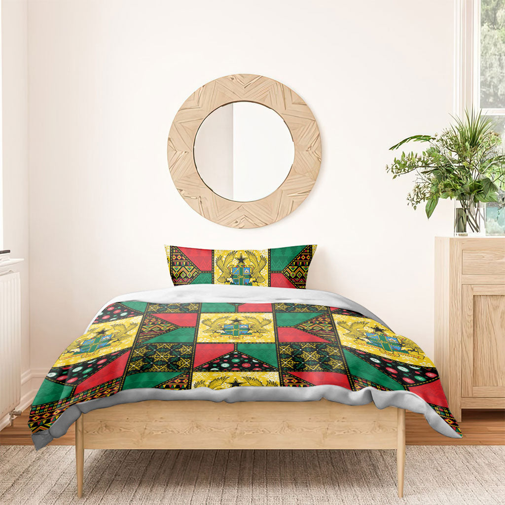 Ghana Christmas Bedding Set Patchwork Style