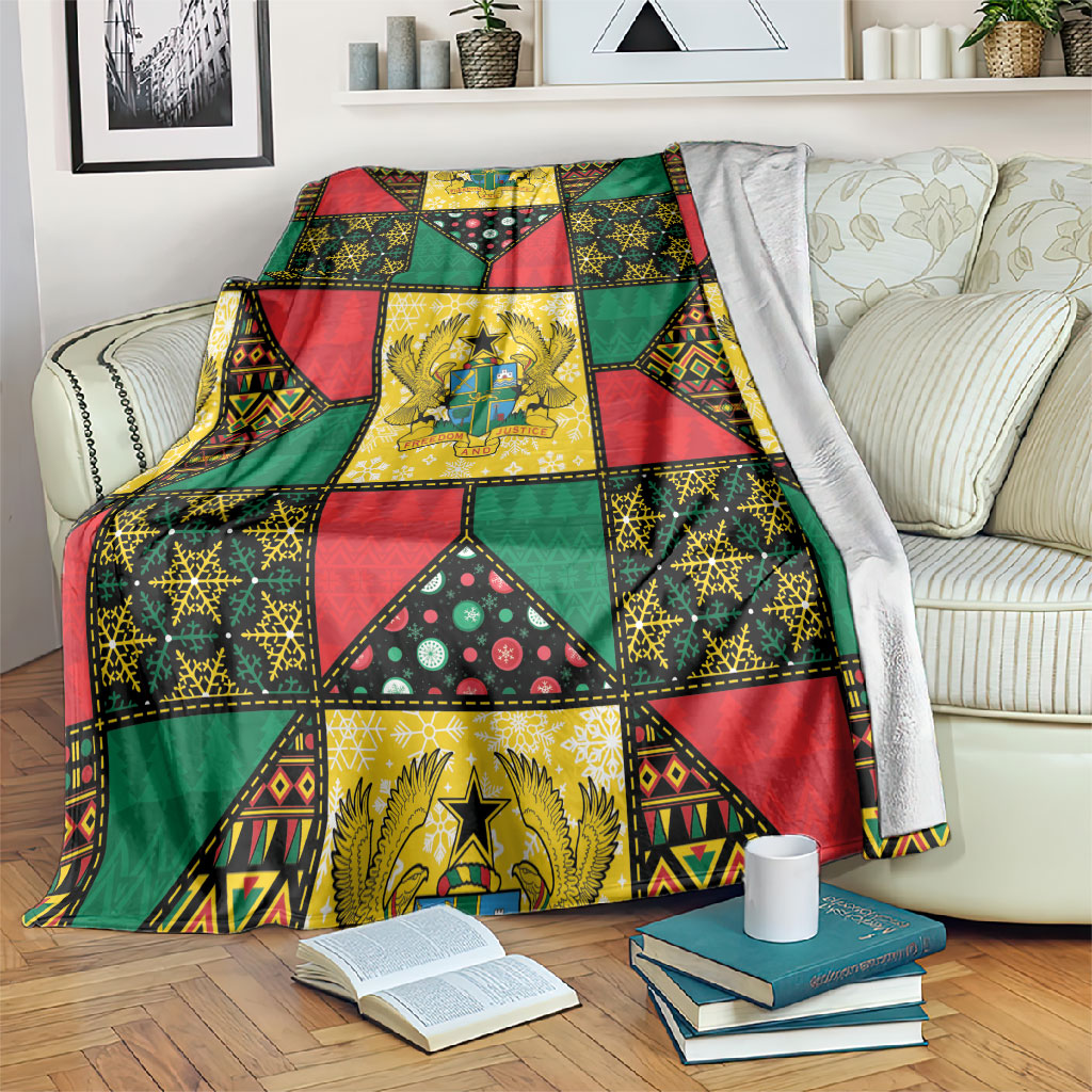 Ghana Christmas Blanket Patchwork Style
