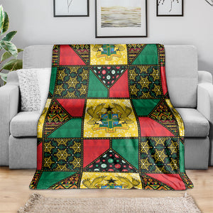 Ghana Christmas Blanket Patchwork Style