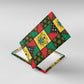 Ghana Christmas Canvas Wall Art Patchwork Style
