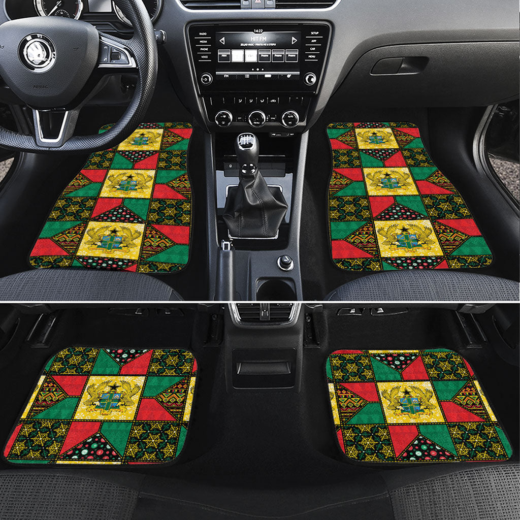 Ghana Christmas Car Mats Patchwork Style