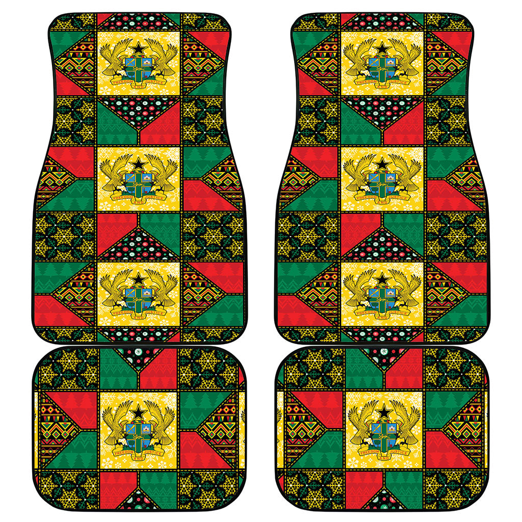 Ghana Christmas Car Mats Patchwork Style