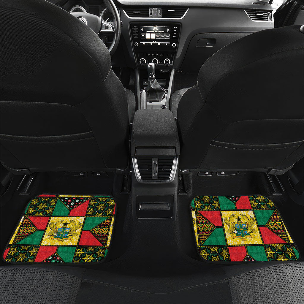 Ghana Christmas Car Mats Patchwork Style