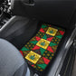 Ghana Christmas Car Mats Patchwork Style