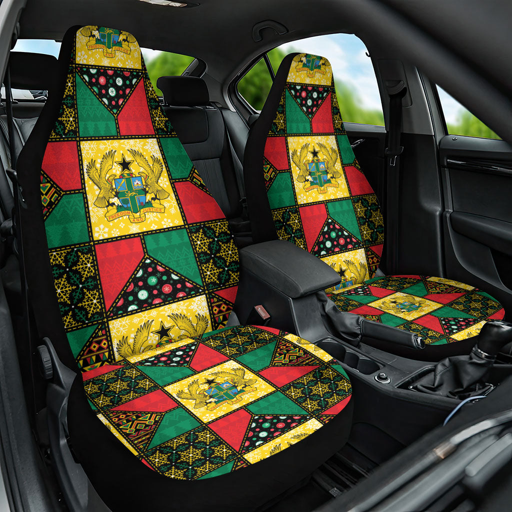 Ghana Christmas Car Seat Cover Patchwork Style