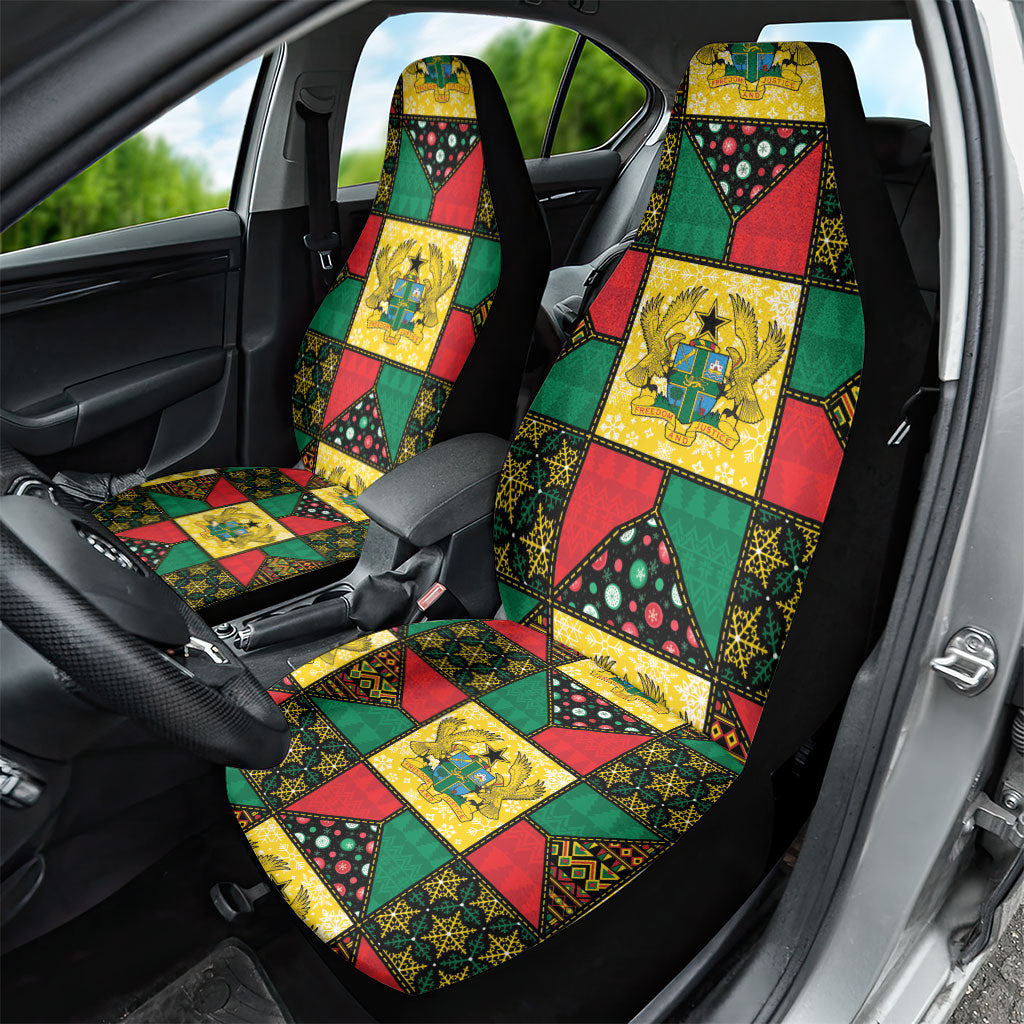 Ghana Christmas Car Seat Cover Patchwork Style