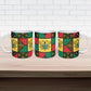 Ghana Christmas Ceramic Mug Patchwork Style