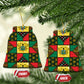 Ghana Christmas Ceramic Ornament Patchwork Style