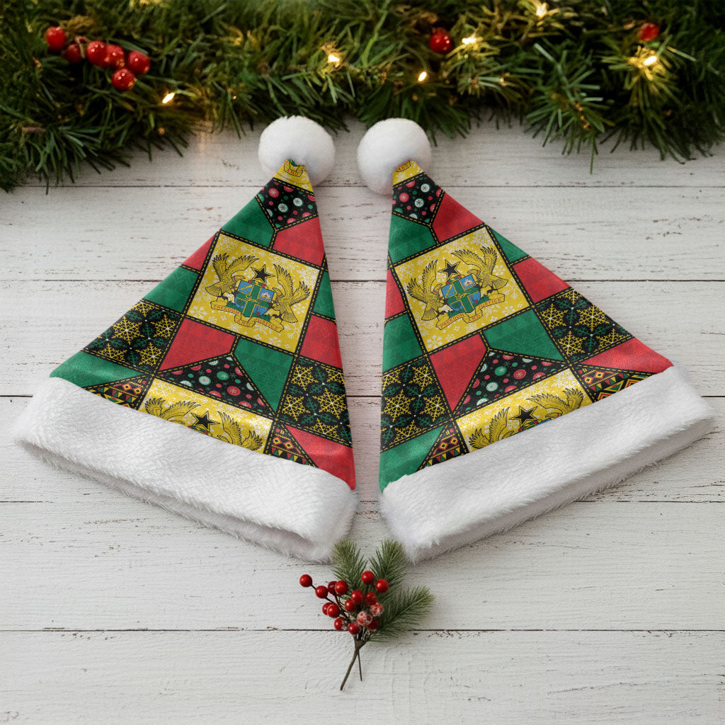 Ghana Christmas Santa Hat Patchwork Style