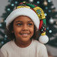 Ghana Christmas Santa Hat Patchwork Style