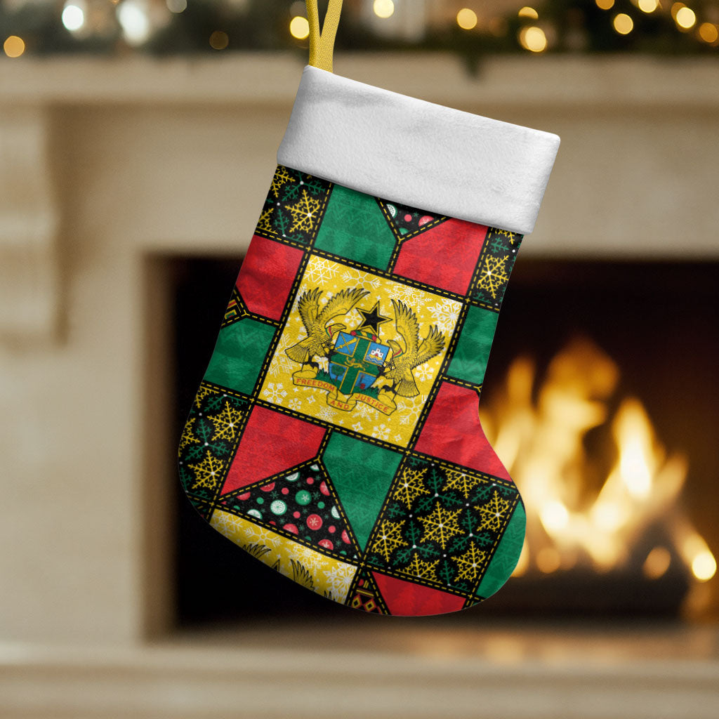 Ghana Christmas Stocking Patchwork Style