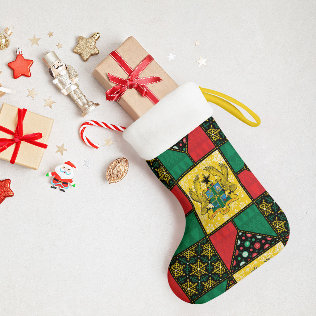 Ghana Christmas Stocking Patchwork Style