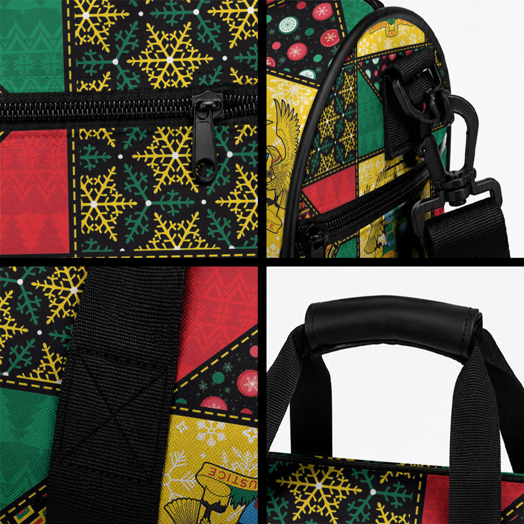 Ghana Christmas Duffle Bag Patchwork Style