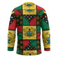 Ghana Christmas Hockey Jersey Patchwork Style