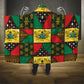 Ghana Christmas Hooded Blanket Patchwork Style