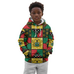 Ghana Christmas Kid Hoodie Patchwork Style