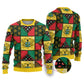 Ghana Christmas Ugly Christmas Sweater Patchwork Style