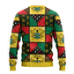 Ghana Christmas Ugly Christmas Sweater Patchwork Style