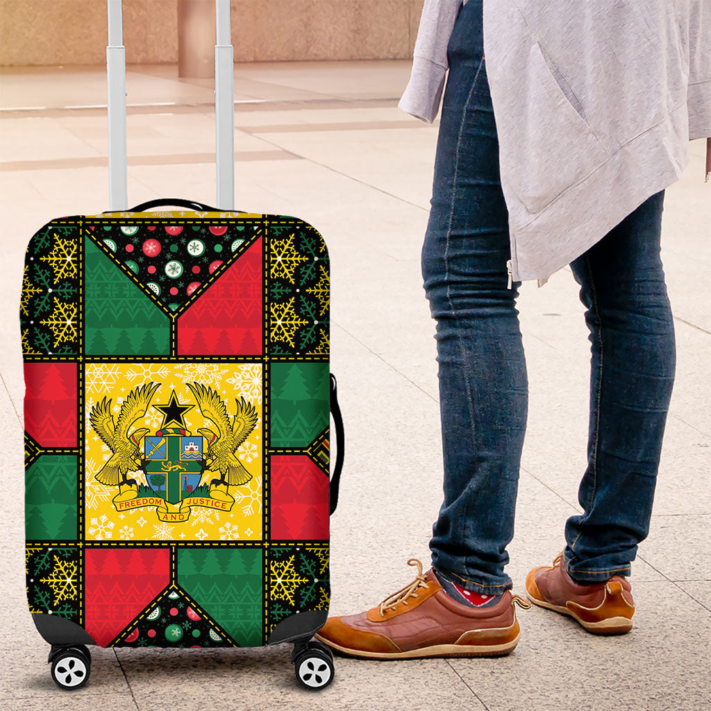 Ghana Christmas Luggage Cover Patchwork Style