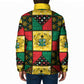 Ghana Christmas Padded Jacket Patchwork Style