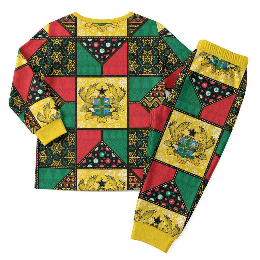 Ghana Christmas Pajama Set Patchwork Style