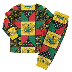 Ghana Christmas Pajama Set Patchwork Style
