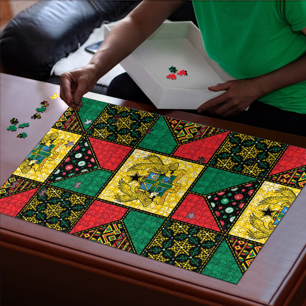 Ghana Christmas Puzzle Patchwork Style