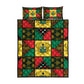 Ghana Christmas Quilt Bed Set Patchwork Style