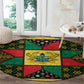 Ghana Christmas Round Carpet Patchwork Style