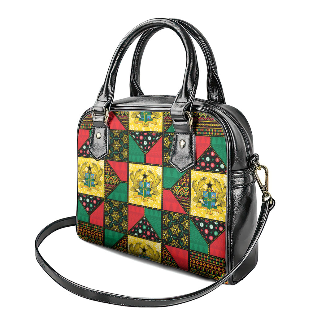 Ghana Christmas Shoulder Handbag Patchwork Style