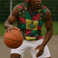 Ghana Christmas Sleeveless Hoodie Patchwork Style