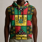 Ghana Christmas Sleeveless Hoodie Patchwork Style