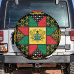Ghana Christmas Spare Tire Cover Patchwork Style