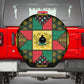 Ghana Christmas Spare Tire Cover Patchwork Style
