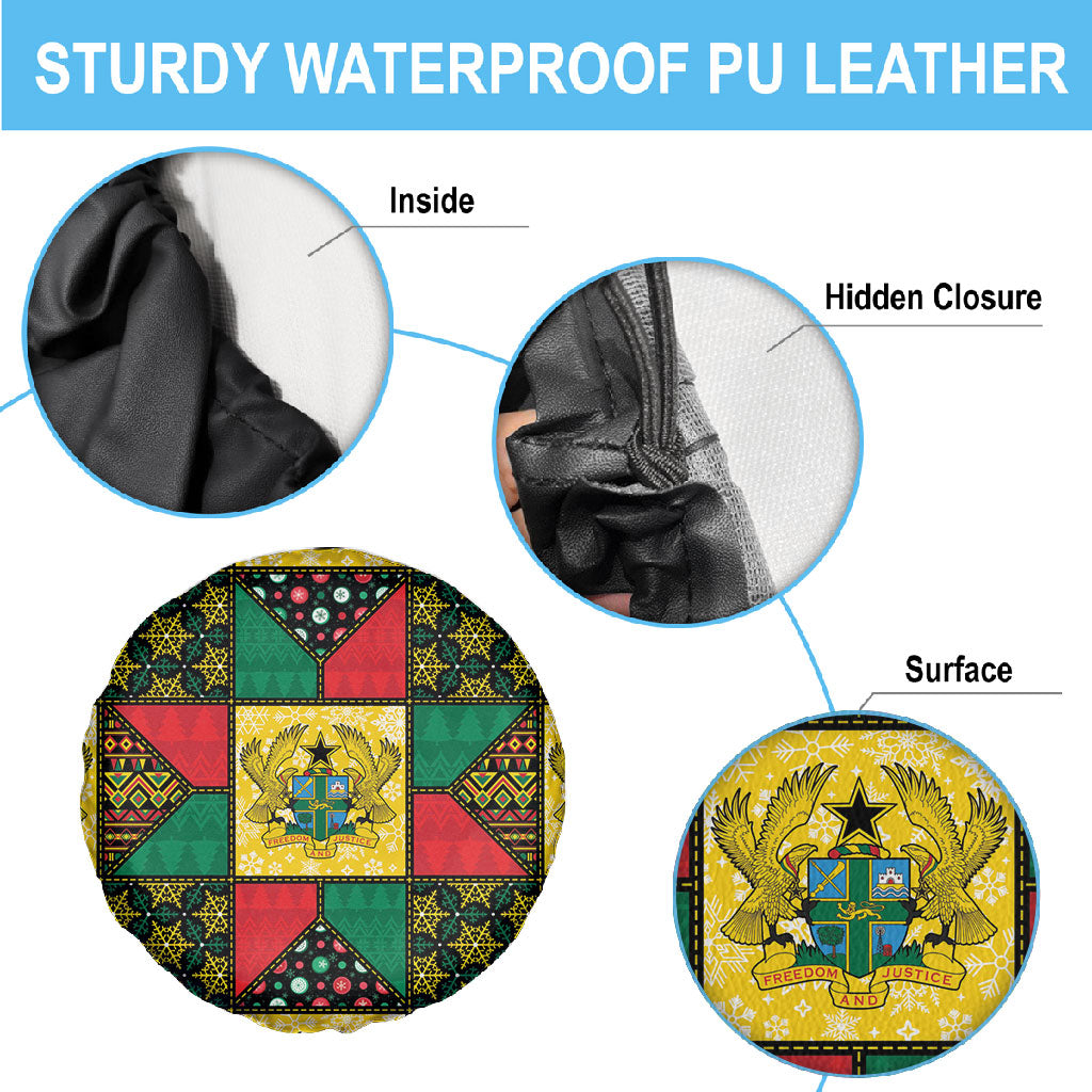 Ghana Christmas Spare Tire Cover Patchwork Style