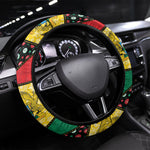 Ghana Christmas Steering Wheel Cover Patchwork Style