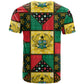 Ghana Christmas T shirt Patchwork Style