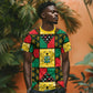 Ghana Christmas T shirt Patchwork Style