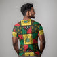 Ghana Christmas T shirt Patchwork Style