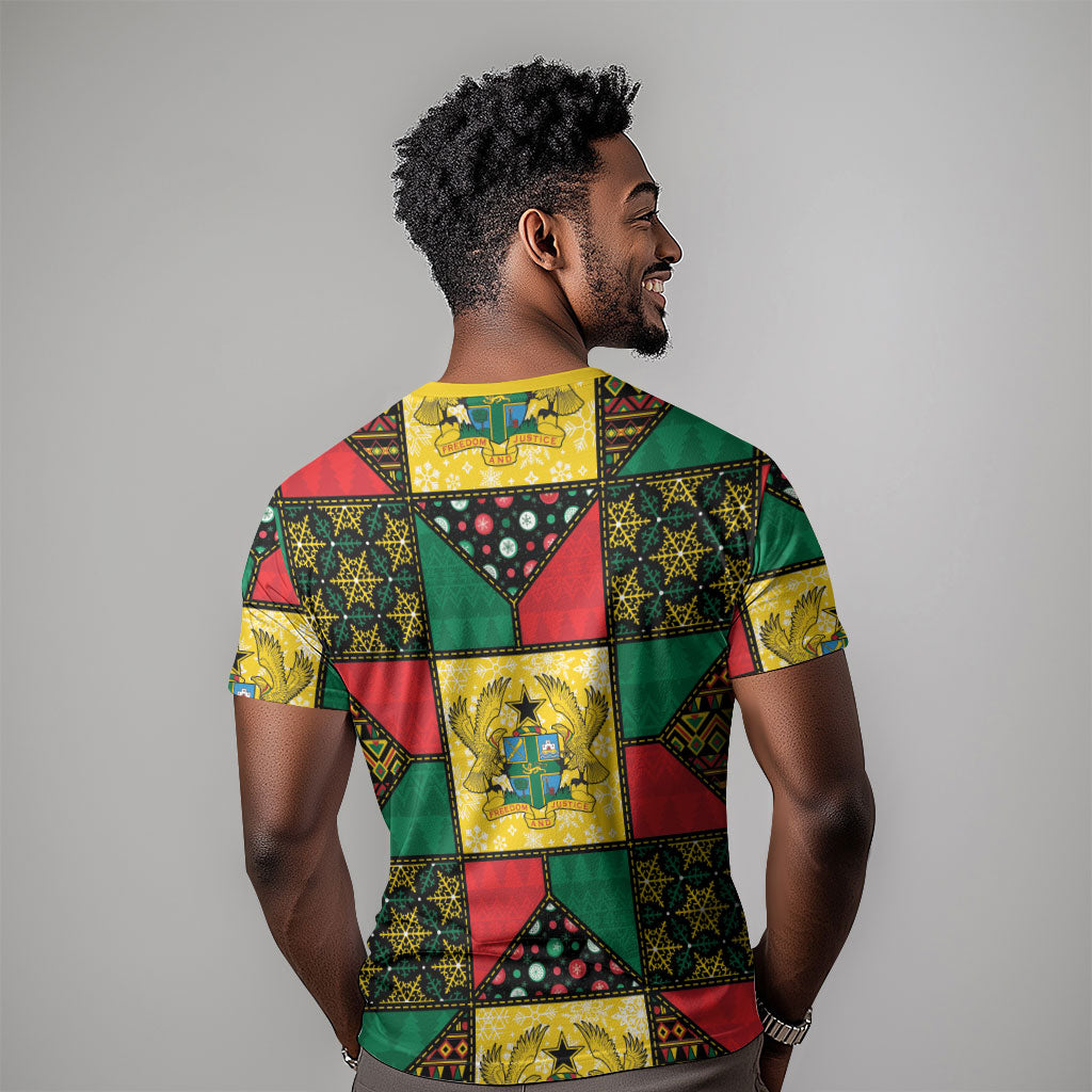 Ghana Christmas T shirt Patchwork Style