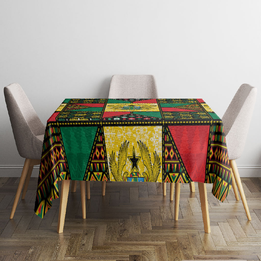Ghana Christmas Tablecloth Patchwork Style